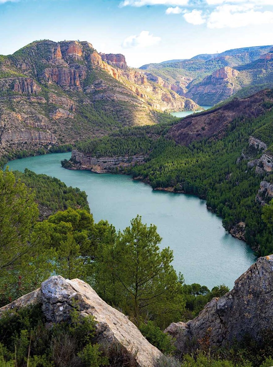 embalse en Cofrentes